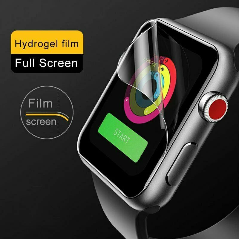 3PC TPU Hydrogel Screen Protector for Apple Iwatch Watch 2/3/4/5/6 38/42/40/44Mm