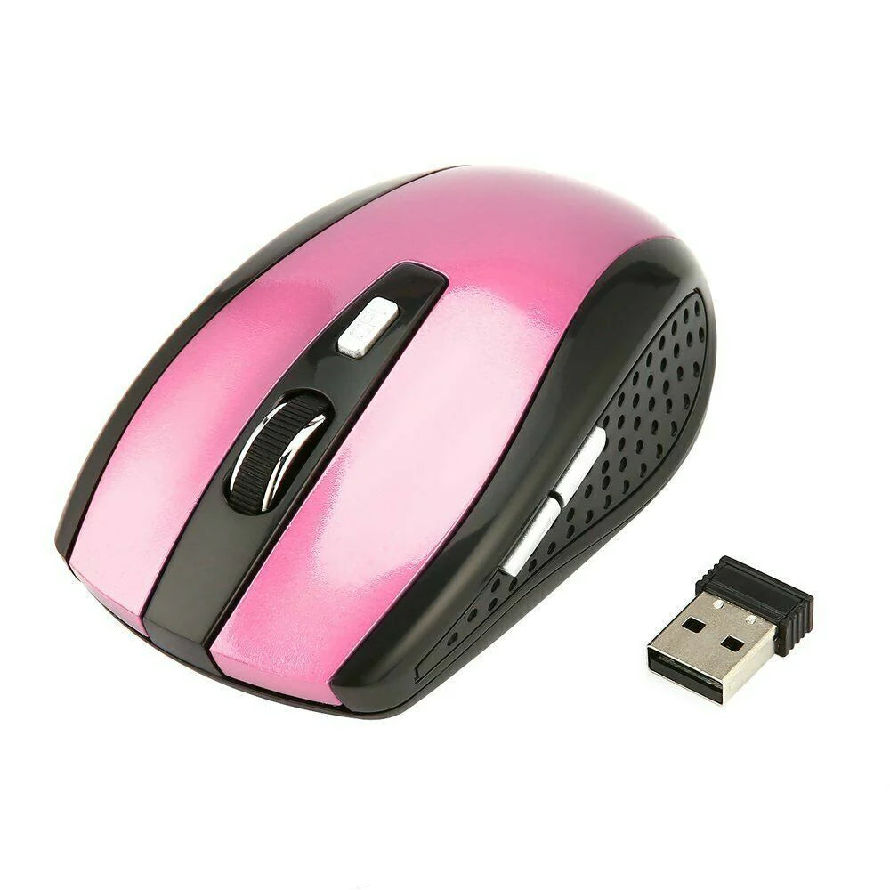 2.4Ghz Wireless Optical Mouse Mice & USB Receiver for PC Laptop Computer DPI USA