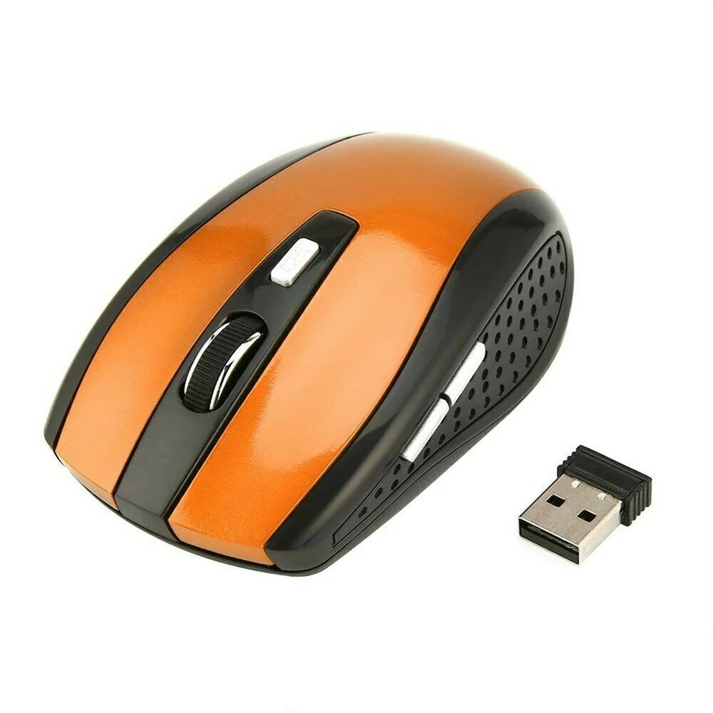 2.4Ghz Wireless Optical Mouse Mice & USB Receiver for PC Laptop Computer DPI USA